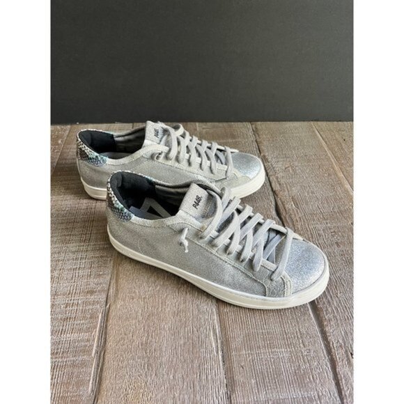 NWOB P448 Women's Johnny-W Sneaker, Glitter Ice SIZE 39 - Picture 9 of 9